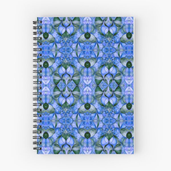 Item preview, Pretty blue and green pattern designed and sold by Flowersonstuff.