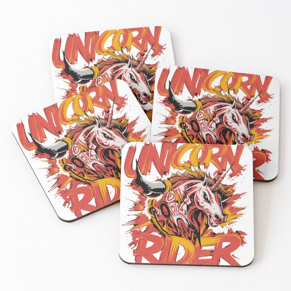 Item preview, Unicorn Rider Sunset colors  designed and sold by DXINERZ.