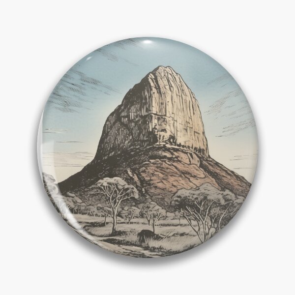 Artikelvorschau, Vintage Reiseplakat - Ayers Rock Uluru Australien, Retro Minimal Design entworfen und verkauft von pod24.
