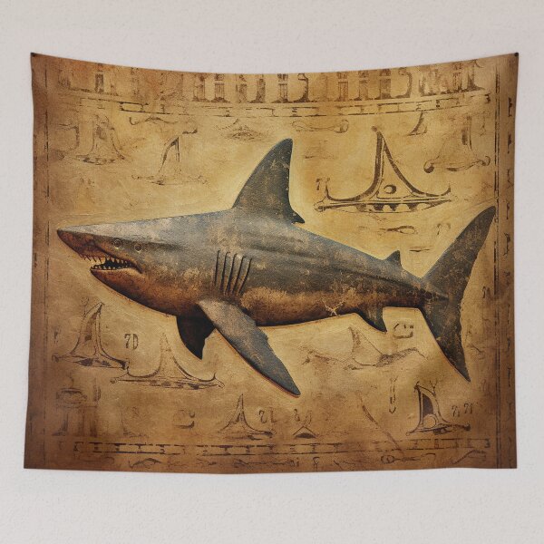 Item preview, Shark Hieroglyphs 1 designed and sold by AstroRisq.