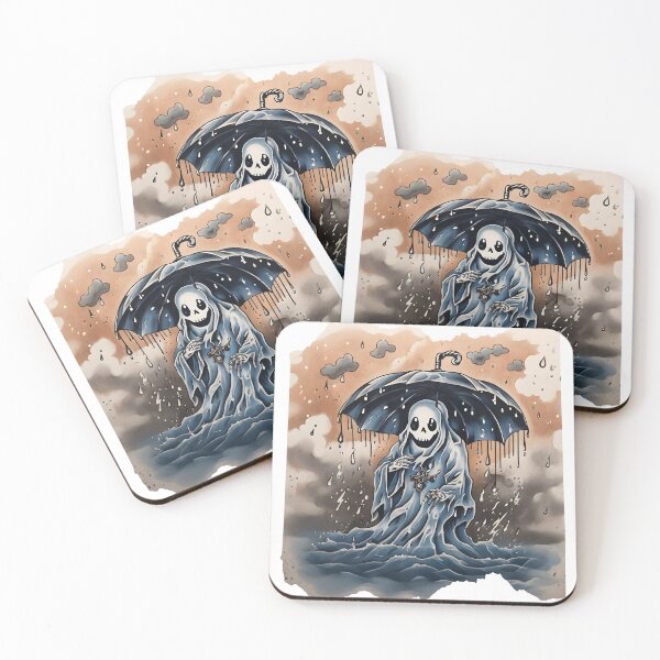 Item preview, ghost in a rain designed and sold by misbahsiro.