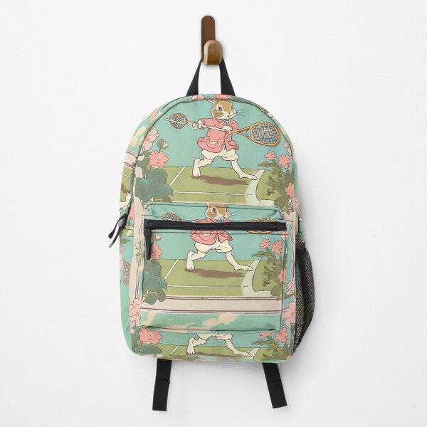 Item preview, Beautiful White Brown Rabbit Playing Tennis designed and sold by wigobun.