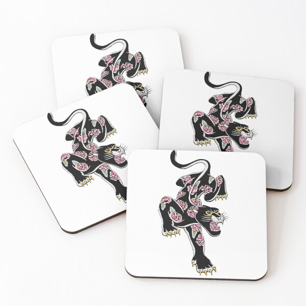 Item preview, Tattoo Inspired Panther pink designed and sold by Shed39design.