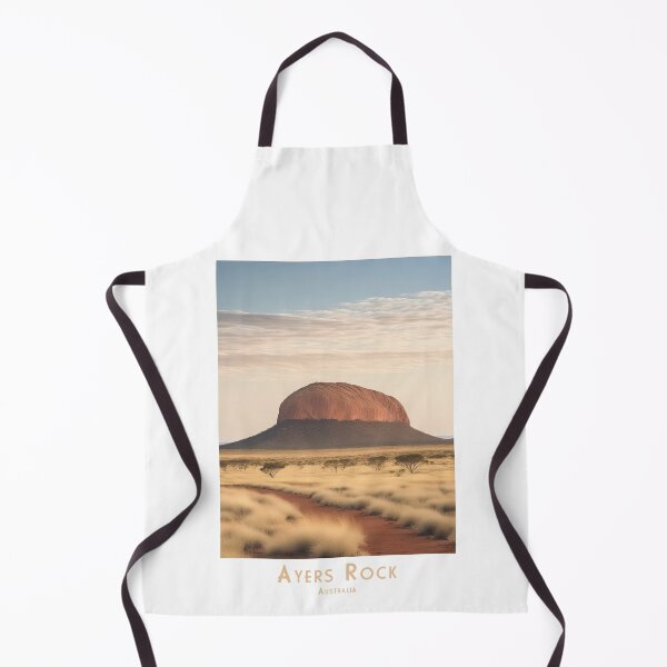 Artikelvorschau, Vintage Reiseplakat von Ayers Rock, Uluru – Retro Minimal Design für Natur- und Reiseliebhaber entworfen und verkauft von pod24.