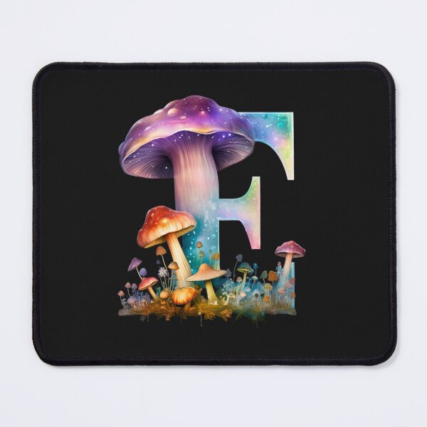 Item preview, Letter E Orange Mushrooms alphabet personal name Goblin fairytale aesthetic designed and sold by Fantasy Cache.