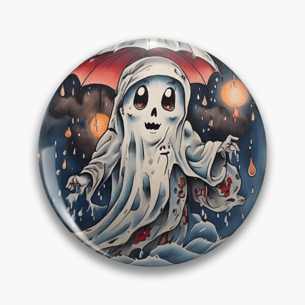 Item preview, ghost in a rain designed and sold by misbahsiro.
