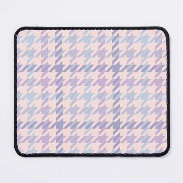 Item preview, Beautiful and Elegant Houndstooth Print Pattern Seamless Design in Pink, Lilac or purple, blue Beige colors designed and sold by RSDigitalPrintDesign.