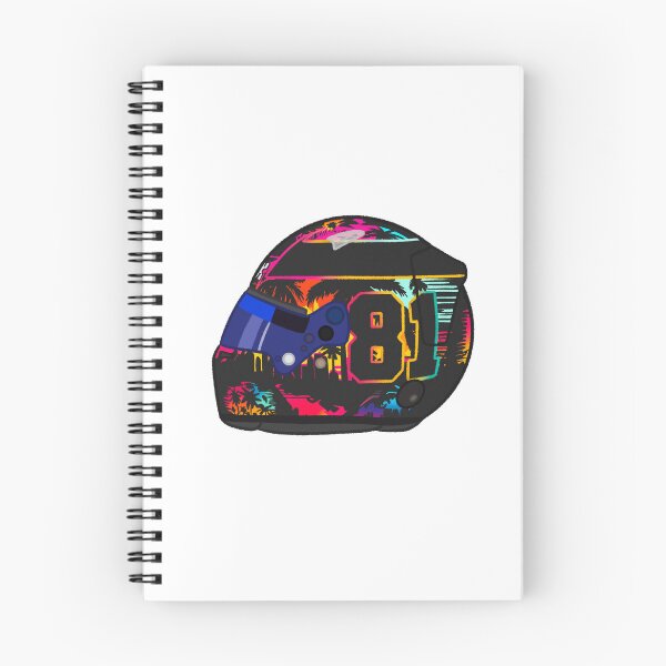 Item preview, Oscar Piastri 2024 Miami Helmet  designed and sold by OriDraws.