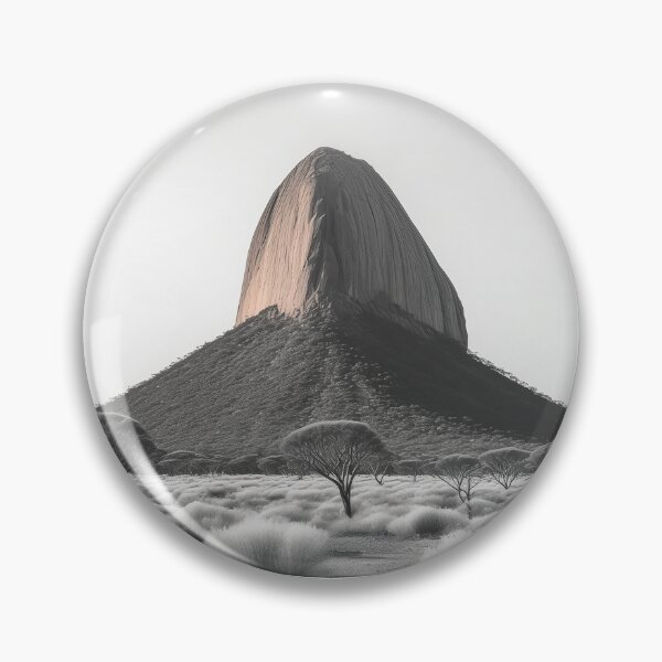 Artikelvorschau, Vintage Ayers Rock, Uluru, Australien, Reiseplakat – Minimalistisches Retro Design entworfen und verkauft von pod24.
