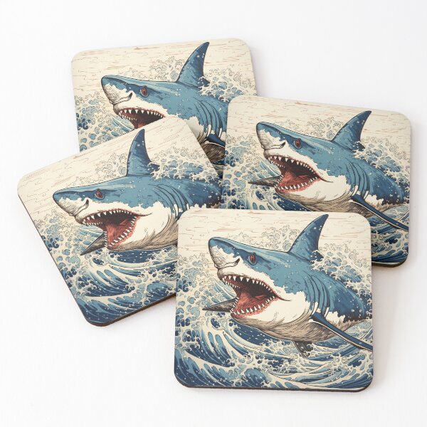 Item preview, Shark Hokusai 1 designed and sold by AstroRisq.