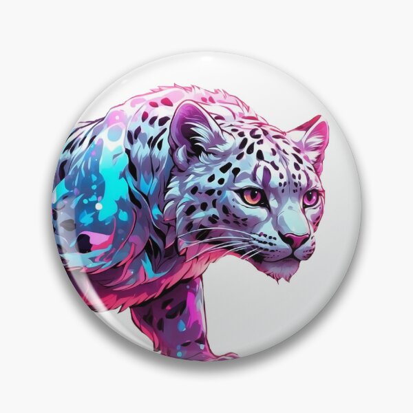 Item preview, White snow leopard  designed and sold by LevCreates.