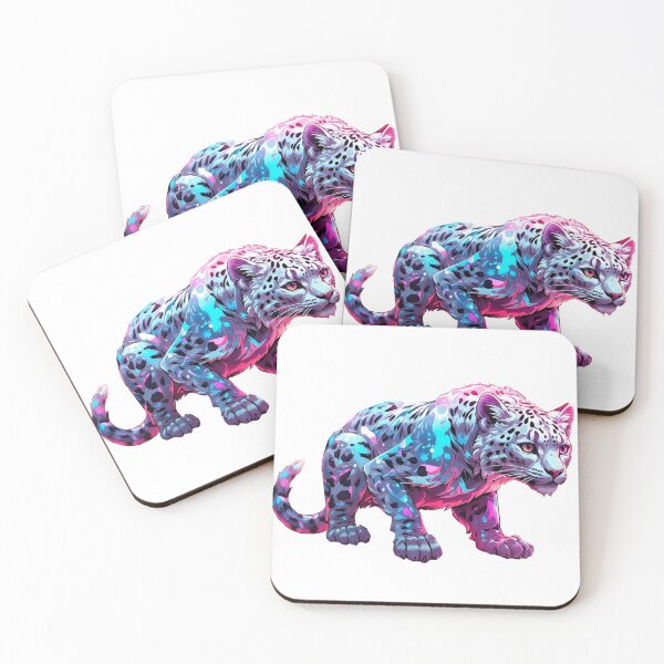 Item preview, White snow leopard  designed and sold by LevCreates.