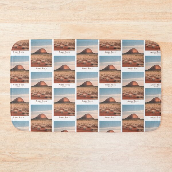 Item preview, Cartel de viaje vintage de Ayers Rock - Uluru- Diseño retro minimalista para amantes del turismo designed and sold by pod24.