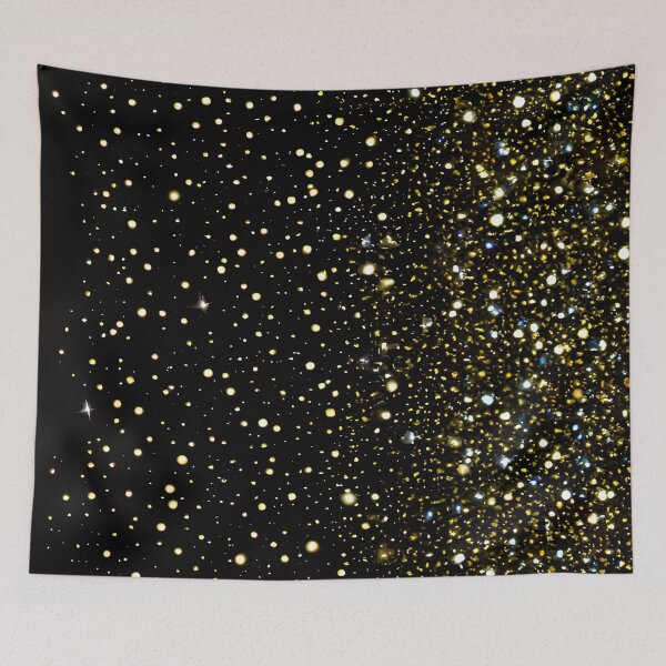 Item preview, Printed image of golden glitter and sequins v7 designed and sold by JaReVa.