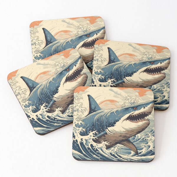 Item preview, Shark Hokusai 2 designed and sold by AstroRisq.