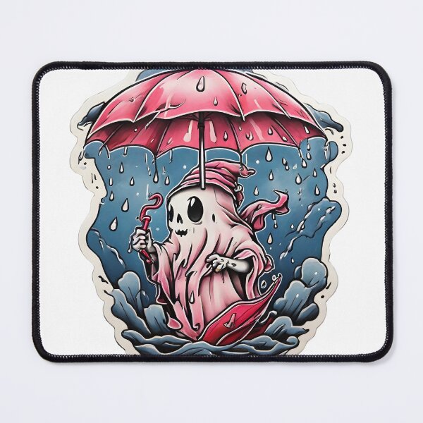 Item preview, ghost haunting a rainy night designed and sold by misbahsiro.