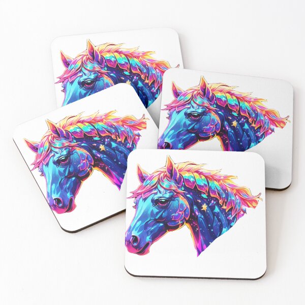 Item preview, Rainbow horse face  designed and sold by LevCreates.