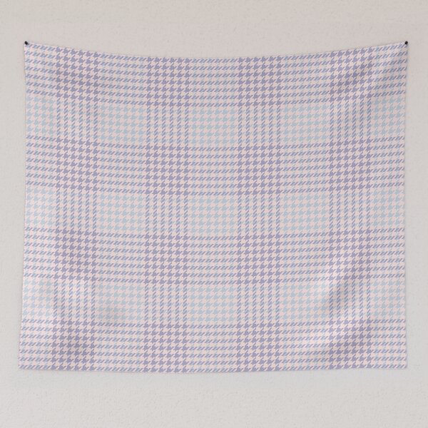 Item preview, Beautiful and Elegant Houndstooth Print Pattern Seamless Design in Pink, Lilac or purple, blue Beige colors designed and sold by RSDigitalPrintDesign.