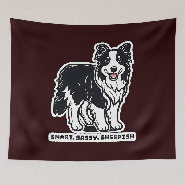 Item preview, Border Collie Trio: Smart, Sassy, Sheepish designed and sold by REALDesign-Shop.