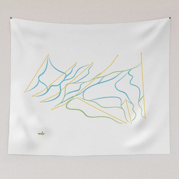 Item preview, Ben Lomond - Australian Mountain Resort Skiing Trail Map Light designed and sold by Piste-and-Trail.