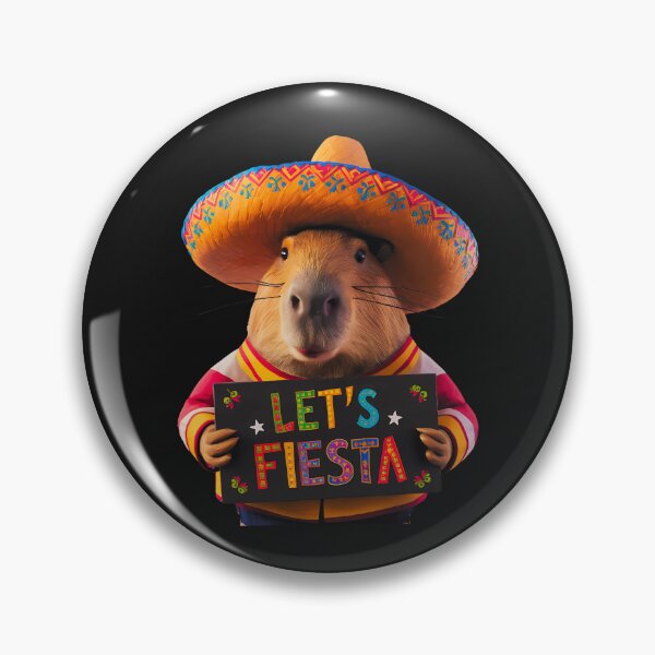 Item preview,  Let's Fiesta With Our Festive Capybara designed and sold by elynne9.