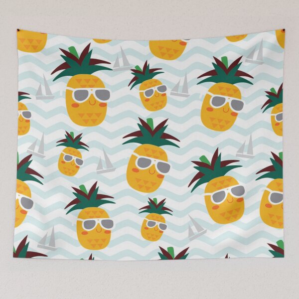 Item preview, Funny Pineapples with Sunglasses designed and sold by pugmom4.