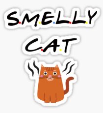 Stinky cat Sticker