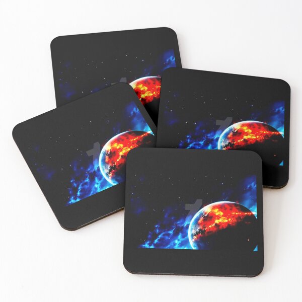 Item preview, One planet far away at night, stars in sky designed and sold by GabiMediaArt.