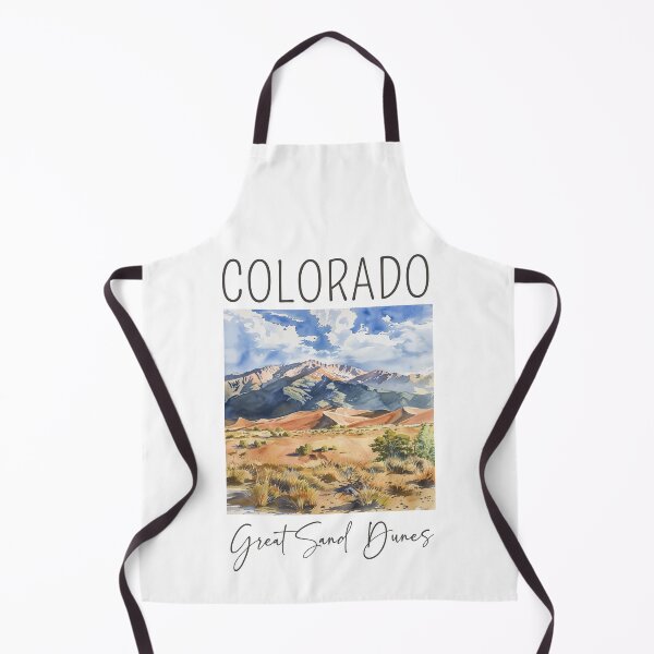 Item preview, A Watercolor Design of the Great Sand Dunes National Park - Colorado - US designed and sold by Sketch-Shack.