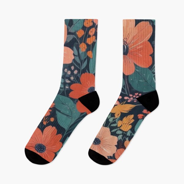Item preview, Digital Scandinavian Florals Pattern Print Design designed and sold by imanshu.