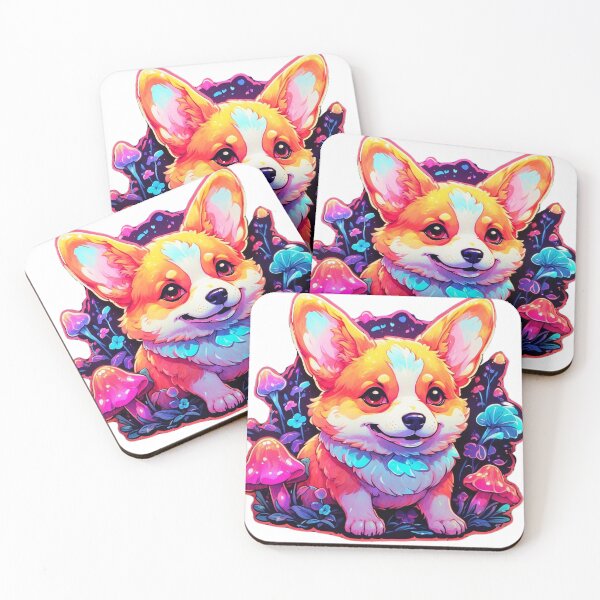 Item preview, Mushroom corgi designed and sold by LevCreates.