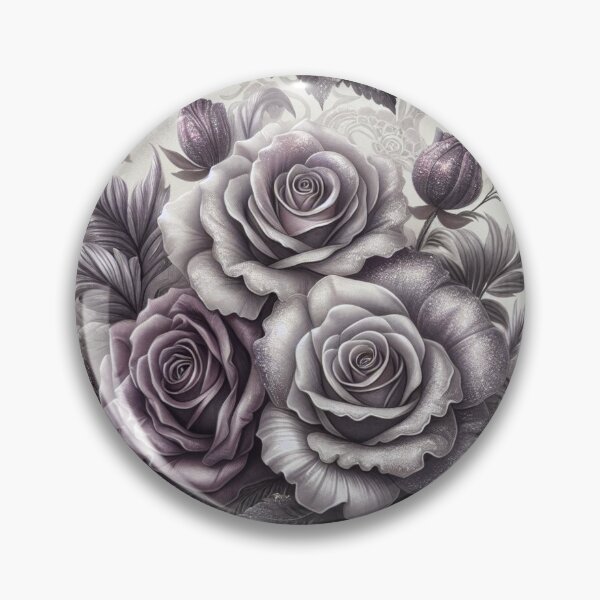 Item preview, Glitter Silver & Matte Lilac Baroque designed and sold by DesignsByPrnces.