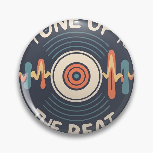 Item preview, Retro Vinyl Record 'Tune Up to The Beat' Design designed and sold by NiftyWrx.