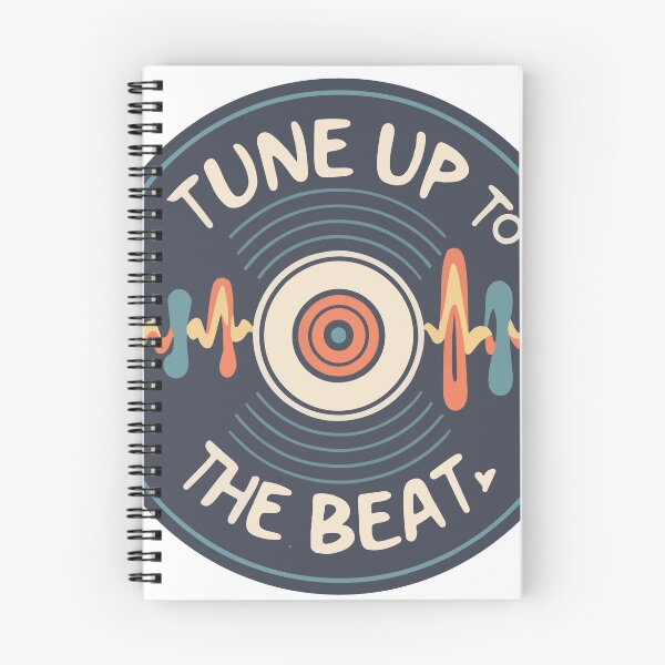 Item preview, Retro Vinyl Record 'Tune Up to The Beat' Design designed and sold by NiftyWrx.