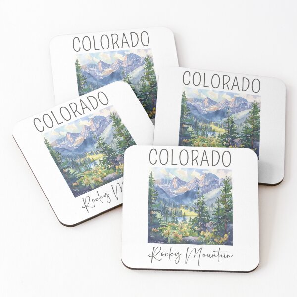 Item preview, A Watercolor Design of the Rocky Mountain National Park - Colorado - US designed and sold by Sketch-Shack.