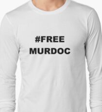 #FREE MURDOC: JAMIE HEWLETT MURDOC, GORILLAZ Long Sleeve T-Shirt