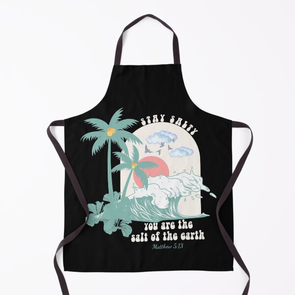Item preview, Tropical Beach Palm Tree Design Religious Quote Matthew 5:13 designed and sold by MTJ-Mushrooms.