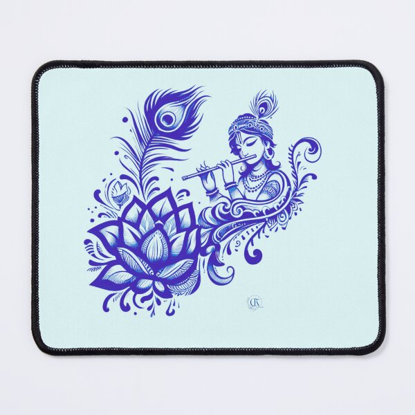 Item preview, Krishna with a peacock feather designed and sold by CK Designz.