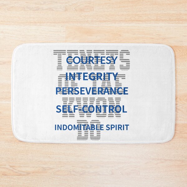 Item preview, Five tenets of Taekwondo designed and sold by Aura Artistic.