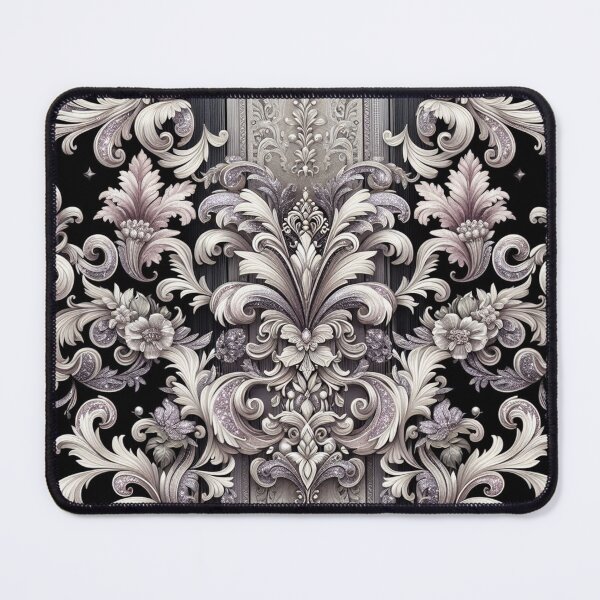 Item preview, Silver & Matte Lavender Baroque designed and sold by DesignsByPrnces.