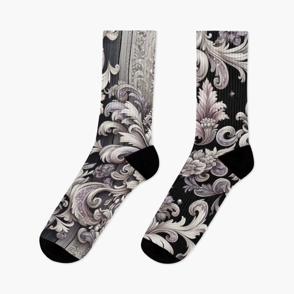 Item preview, Silver & Matte Lavender Baroque designed and sold by DesignsByPrnces.