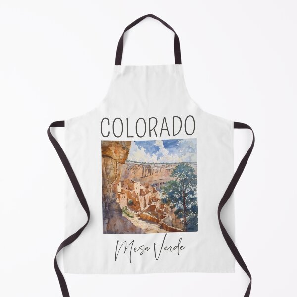 Item preview, A Watercolor Design of the Mesa Verde National Park - Colorado - US designed and sold by Sketch-Shack.