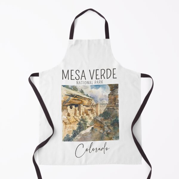 Item preview, A Watercolor Design of the Mesa Verde National Park - Colorado - US designed and sold by Sketch-Shack.