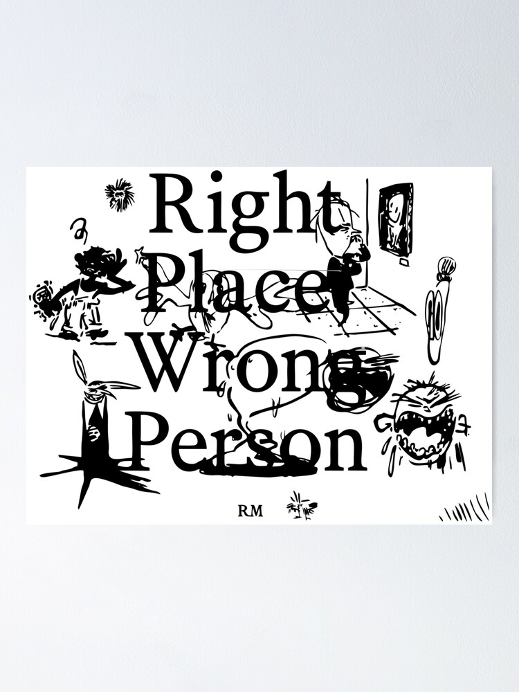 RM Right Place Wrong Person 上映記念 ポスター RM - Right Place, Wrong Person
