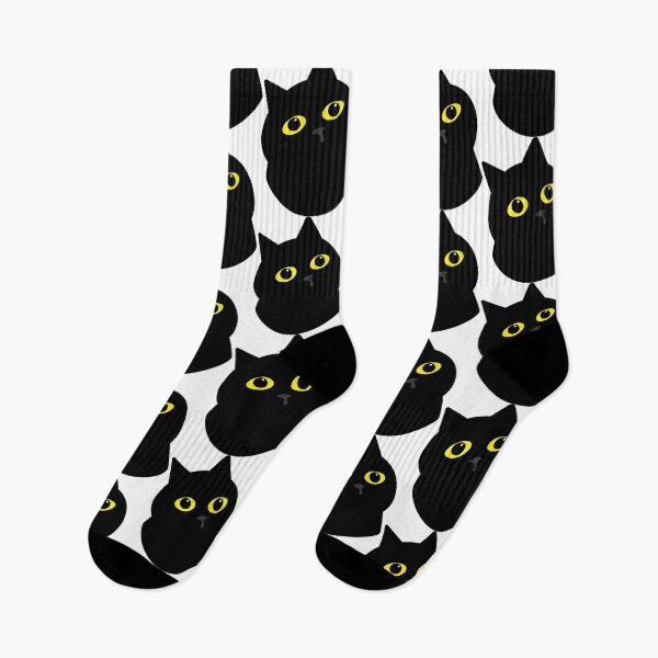 Item preview, Black Cat Staring designed and sold by RedFlowerful.