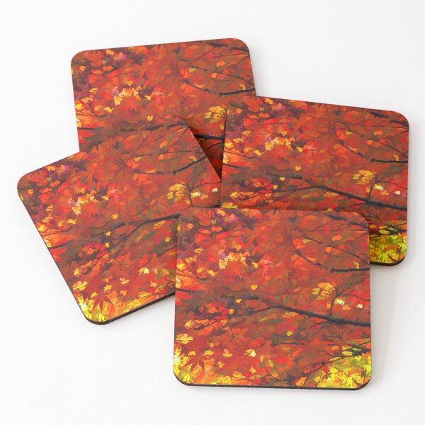 Item preview, Autumn leaves art designed and sold by Kathie Thomas.