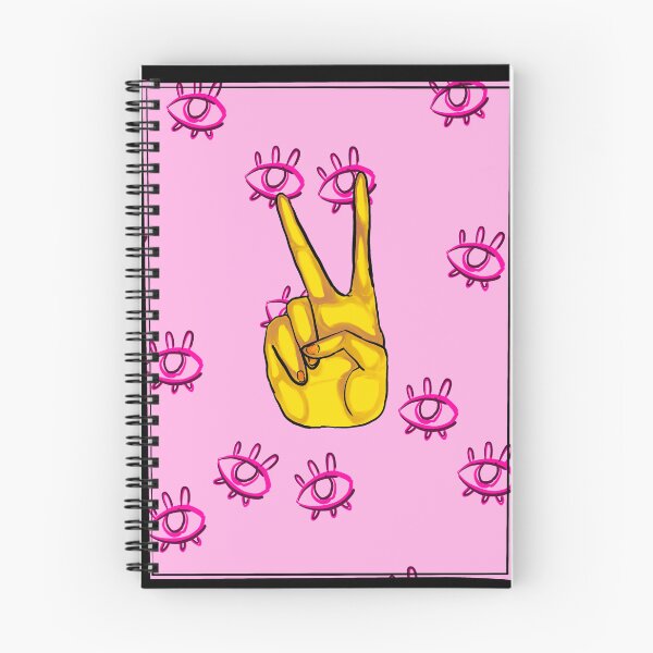 Item preview, Peace sign and eyes designed and sold by RottenToothLtd.