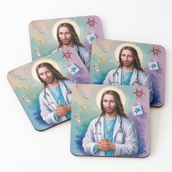 Item preview, 'DR JESUS FUNNY". JESUS WATERCOLOUR PAINTING  designed and sold by Obinne.