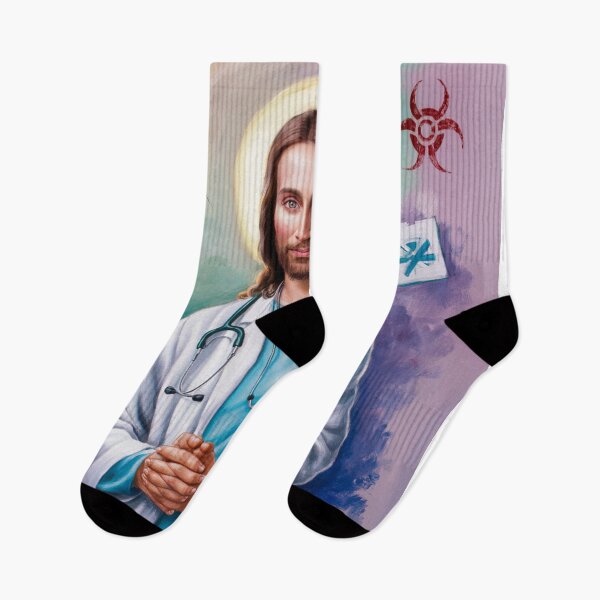 Item preview, 'DR JESUS FUNNY". JESUS WATERCOLOUR PAINTING  designed and sold by Obinne.