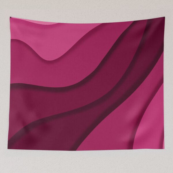 Item preview, Copy of Pink different sized wavy curved lines from a corner point designed and sold by SpinklyCreations.